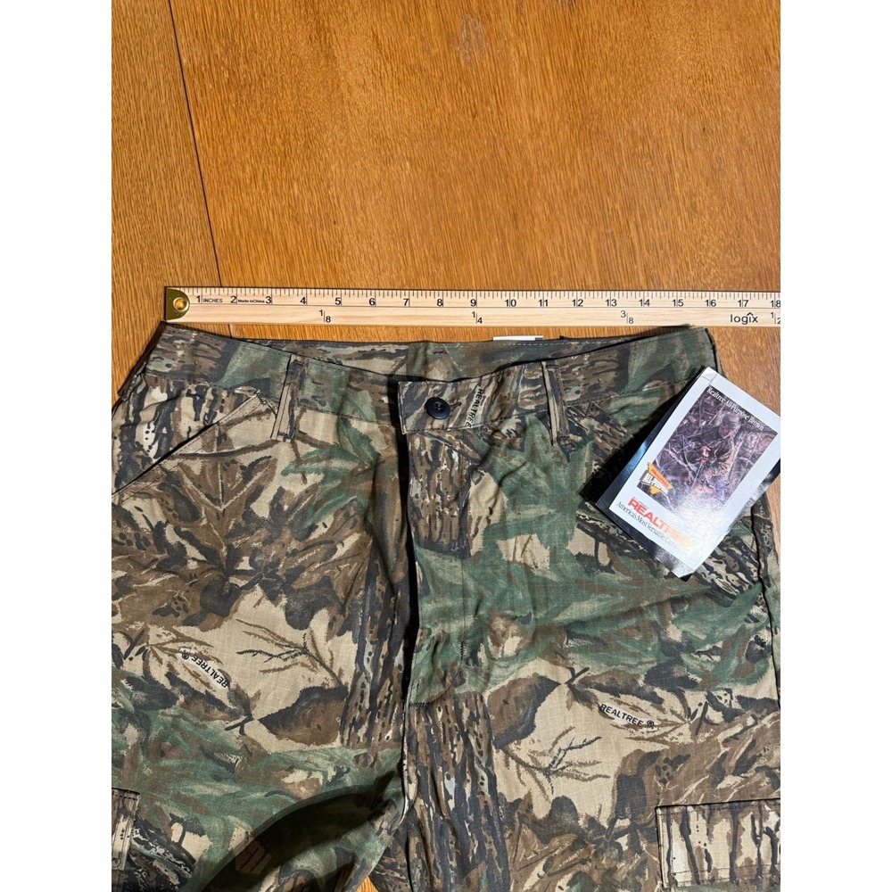 Liberty Rugged Outdoor Gear Realtree Camo Pants L 36-38 USA Made NWT Ripstop VTG - Picture 2 of 15